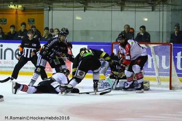Photo hockey match Rouen - Amiens  le 16/03/2018
