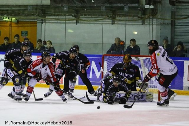 Photo hockey match Rouen - Amiens  le 16/03/2018