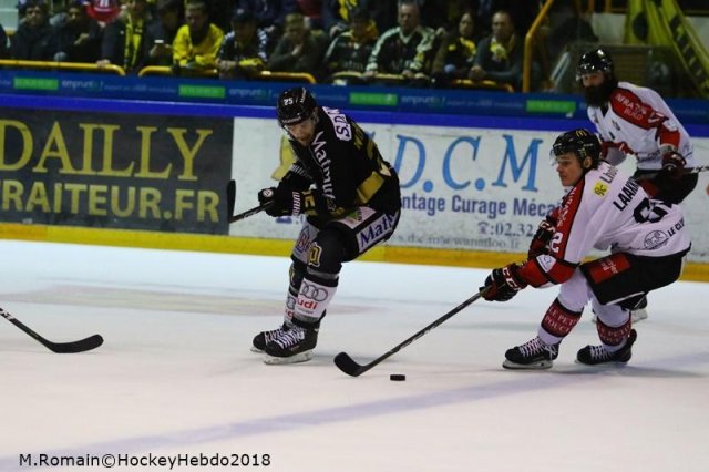 Photo hockey match Rouen - Amiens  le 16/03/2018