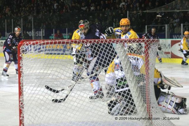 Photo hockey match Grenoble  - Strasbourg  le 04/03/2009