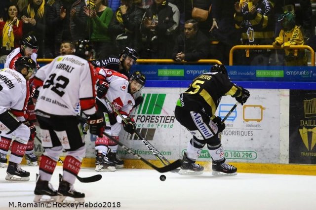 Photo hockey match Rouen - Amiens  le 16/03/2018