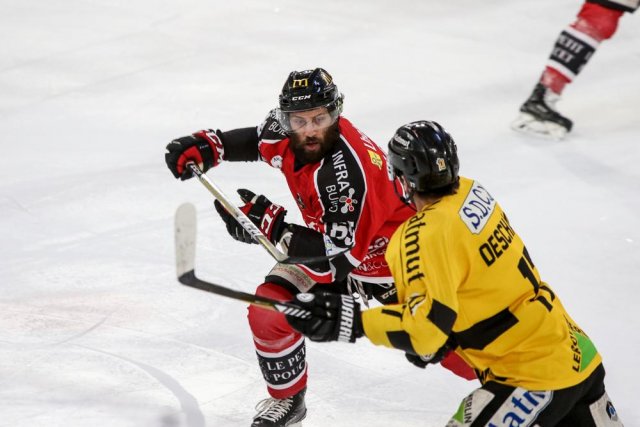 Photo hockey match Amiens  - Rouen le 13/03/2018