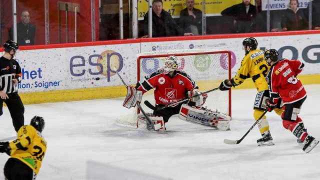 Photo hockey match Amiens  - Rouen le 13/03/2018