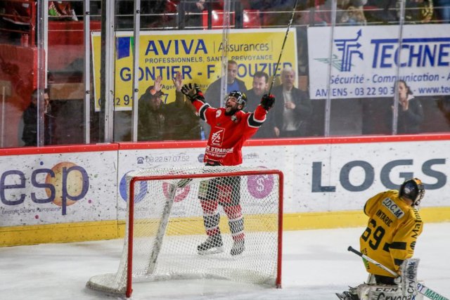 Photo hockey match Amiens  - Rouen le 13/03/2018