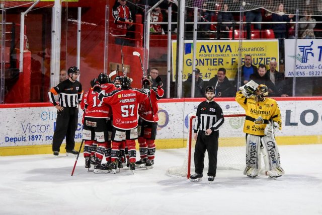 Photo hockey match Amiens  - Rouen le 13/03/2018