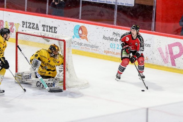 Photo hockey match Amiens  - Rouen le 13/03/2018
