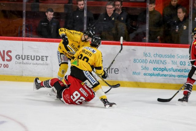 Photo hockey match Amiens  - Rouen le 14/03/2018