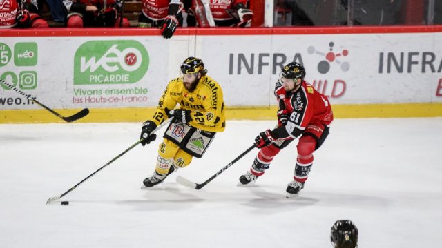Photo hockey match Amiens  - Rouen le 14/03/2018