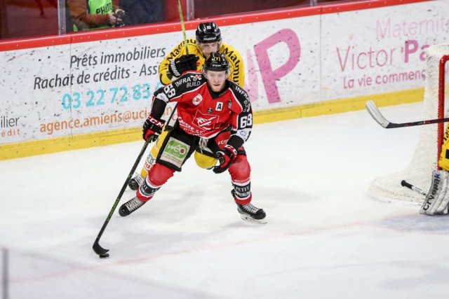 Photo hockey match Amiens  - Rouen le 14/03/2018