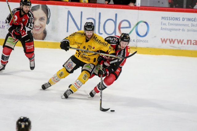 Photo hockey match Amiens  - Rouen le 14/03/2018