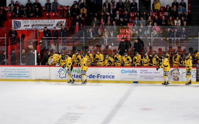 Photo hockey match Amiens  - Rouen le 14/03/2018