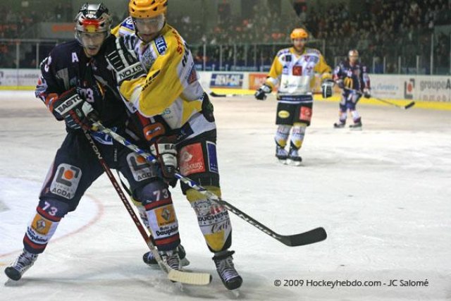 Photo hockey match Grenoble  - Strasbourg  le 04/03/2009