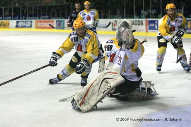 Photo hockey match Grenoble  - Strasbourg  le 04/03/2009