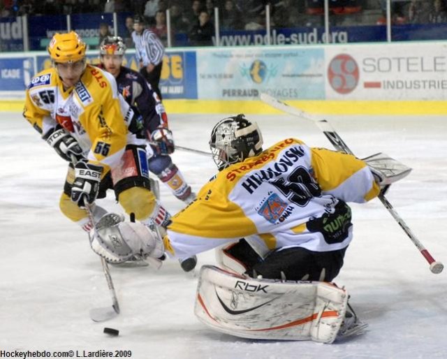 Photo hockey match Grenoble  - Strasbourg  le 04/03/2009