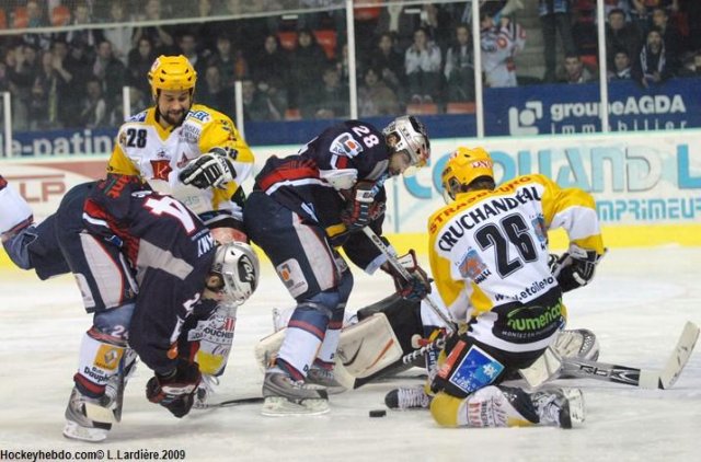 Photo hockey match Grenoble  - Strasbourg  le 04/03/2009