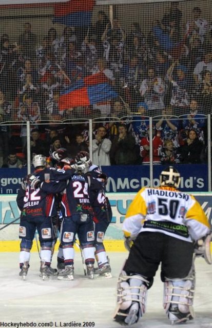 Photo hockey match Grenoble  - Strasbourg  le 04/03/2009