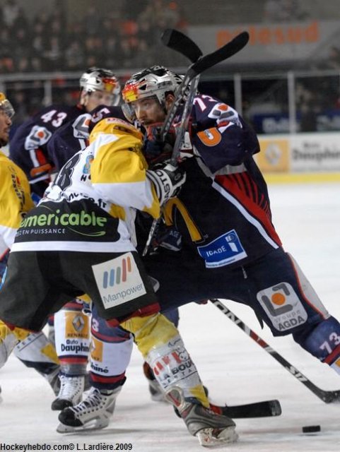 Photo hockey match Grenoble  - Strasbourg  le 04/03/2009