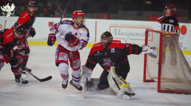 Photo hockey match Bordeaux - Grenoble  le 18/03/2018