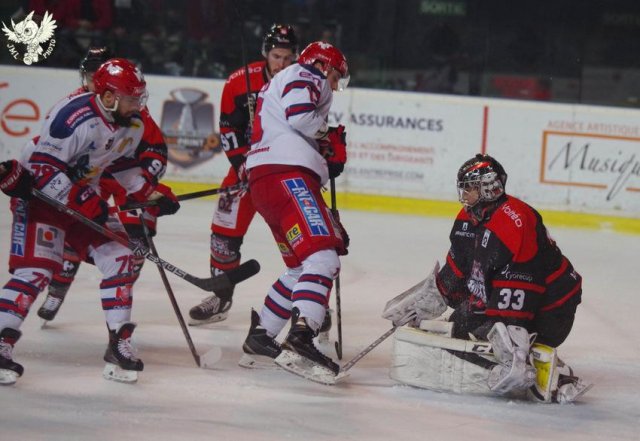 Photo hockey match Bordeaux - Grenoble  le 18/03/2018