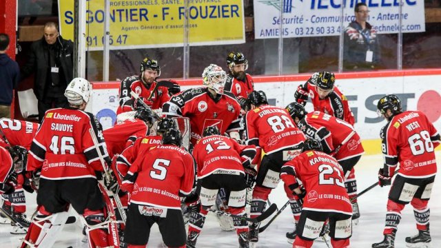 Photo hockey match Amiens  - Rouen le 18/03/2018