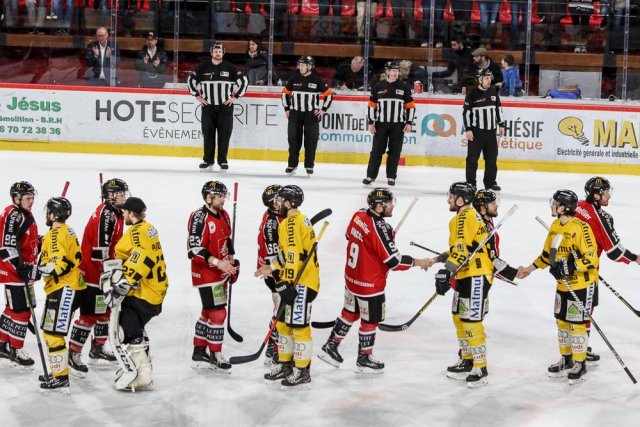 Photo hockey match Amiens  - Rouen le 18/03/2018