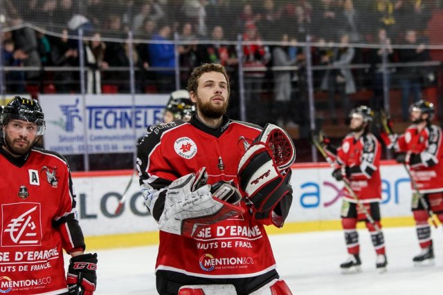 Photo hockey match Amiens  - Rouen le 18/03/2018