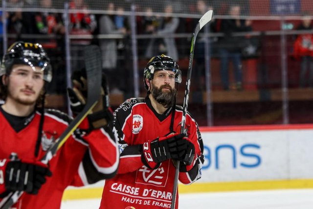 Photo hockey match Amiens  - Rouen le 18/03/2018