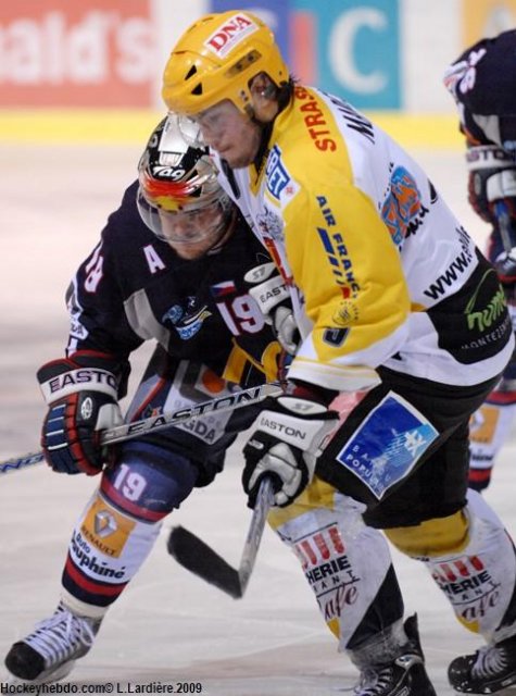 Photo hockey match Grenoble  - Strasbourg  le 04/03/2009