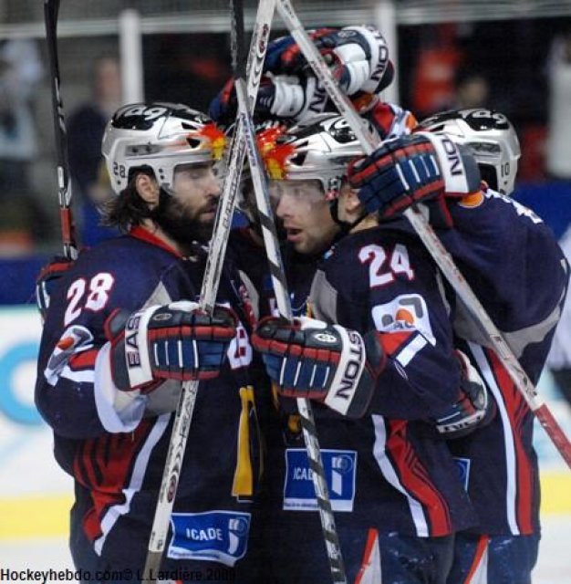 Photo hockey match Grenoble  - Strasbourg  le 04/03/2009