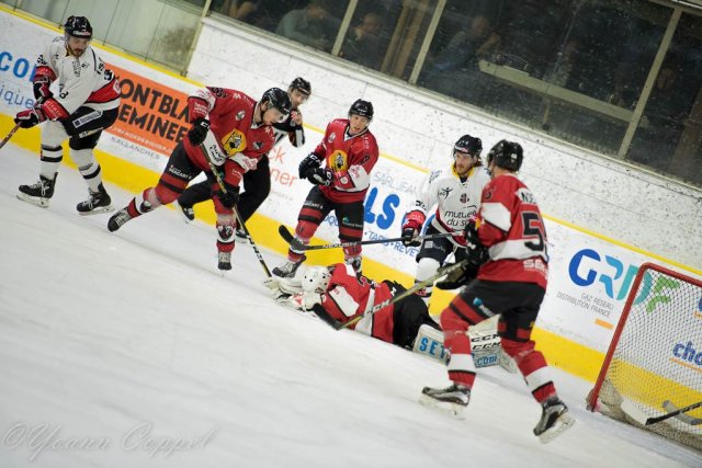 Photo hockey match Chamonix  - Nice le 23/03/2018