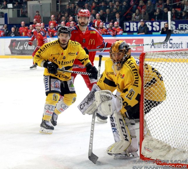 Photo hockey match Grenoble  - Rouen le 24/03/2018