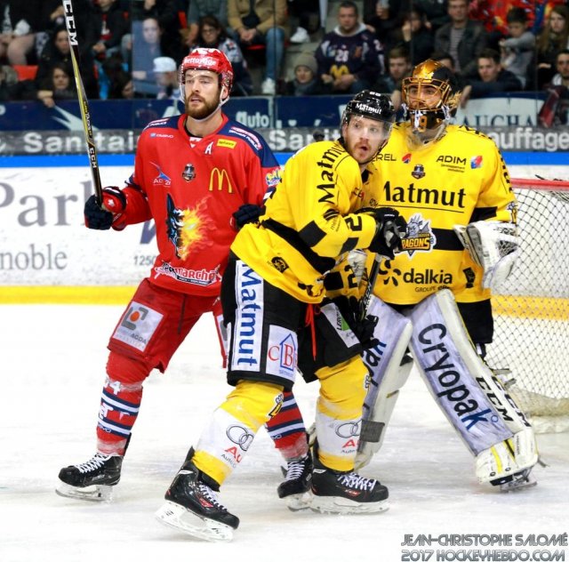 Photo hockey match Grenoble  - Rouen le 24/03/2018