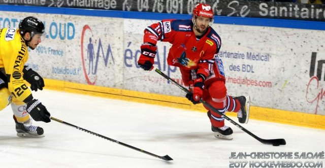 Photo hockey match Grenoble  - Rouen le 24/03/2018