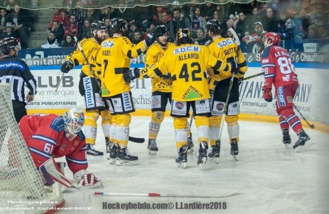 Photo hockey match Grenoble  - Rouen le 24/03/2018