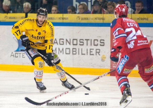 Photo hockey match Grenoble  - Rouen le 24/03/2018