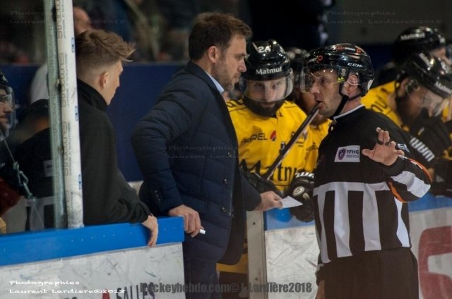 Photo hockey match Grenoble  - Rouen le 24/03/2018