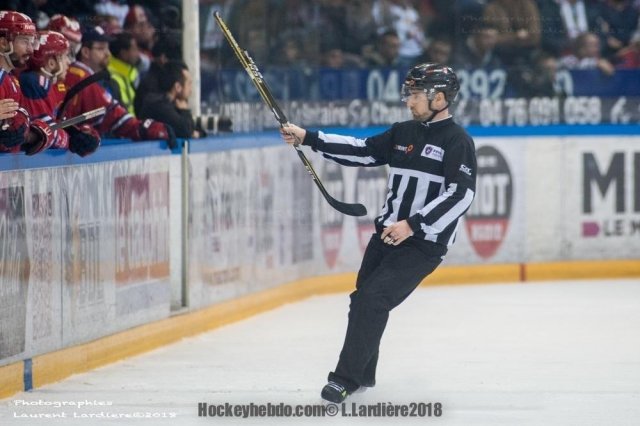 Photo hockey match Grenoble  - Rouen le 24/03/2018