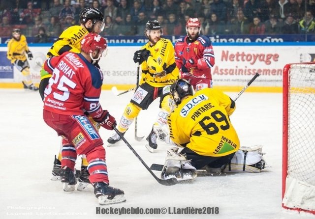 Photo hockey match Grenoble  - Rouen le 24/03/2018