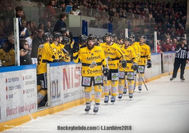 Photo hockey match Grenoble  - Rouen le 24/03/2018