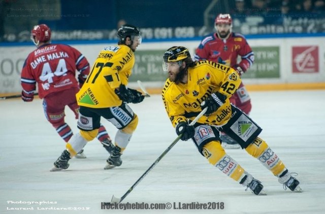 Photo hockey match Grenoble  - Rouen le 24/03/2018