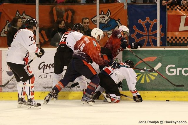 Photo hockey match Montpellier  - Toulouse-Blagnac le 24/03/2018