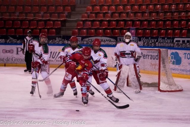 Photo hockey reportage 1/2 finale U20 - Grenoble vs Anglet