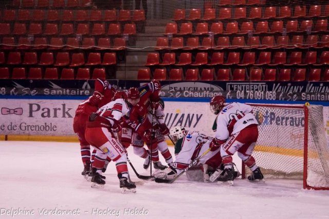 Photo hockey reportage 1/2 finale U20 - Grenoble vs Anglet