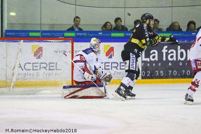 Photo hockey match Rouen - Grenoble  le 26/03/2018