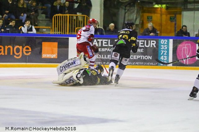 Photo hockey match Rouen - Grenoble  le 26/03/2018