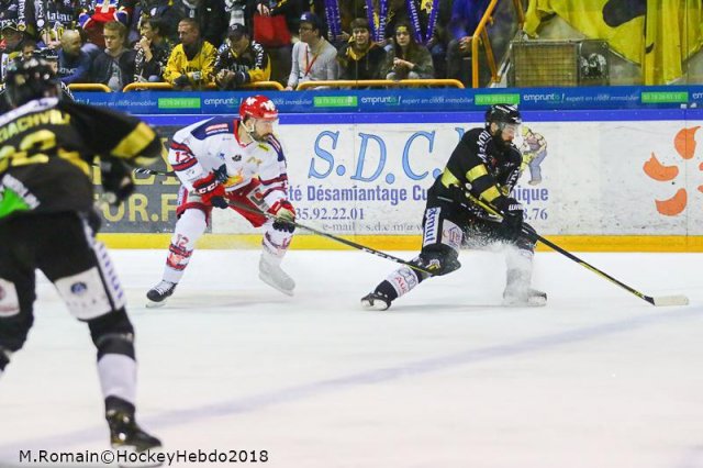 Photo hockey match Rouen - Grenoble  le 26/03/2018