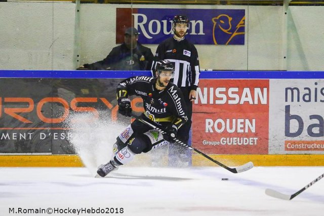 Photo hockey match Rouen - Grenoble  le 26/03/2018