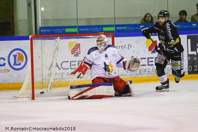 Photo hockey match Rouen - Grenoble  le 26/03/2018