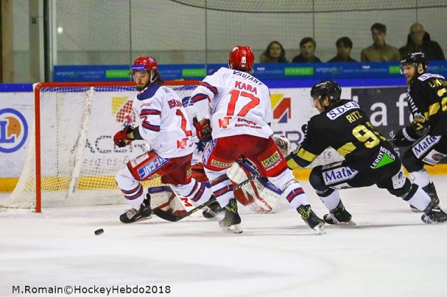 Photo hockey match Rouen - Grenoble  le 26/03/2018