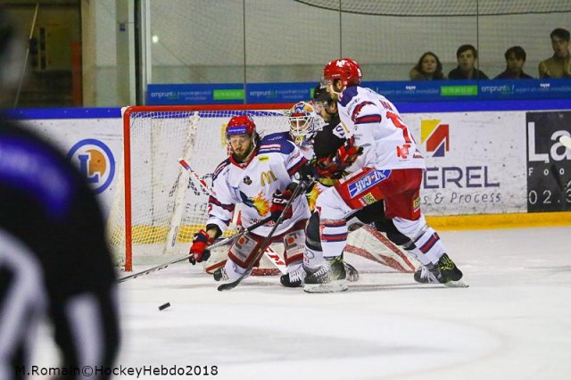 Photo hockey match Rouen - Grenoble  le 26/03/2018